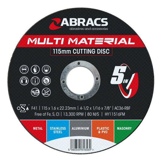 Abracs Multi-Material 5in1 Cutting Disc