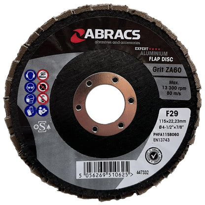 Abracs Expert Flap Discs for Aluminium