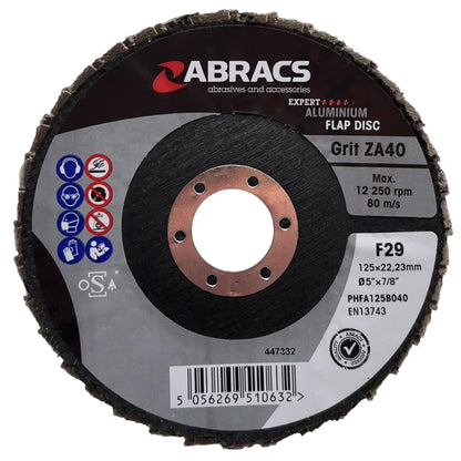 Abracs Expert Flap Discs for Aluminium