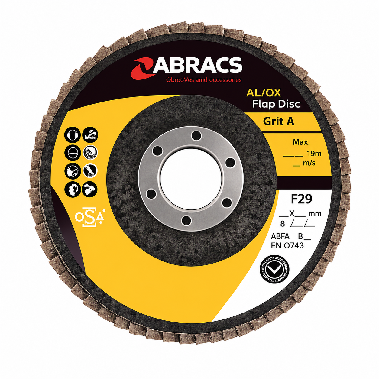 Abracs Aluminium Oxide Flap Discs