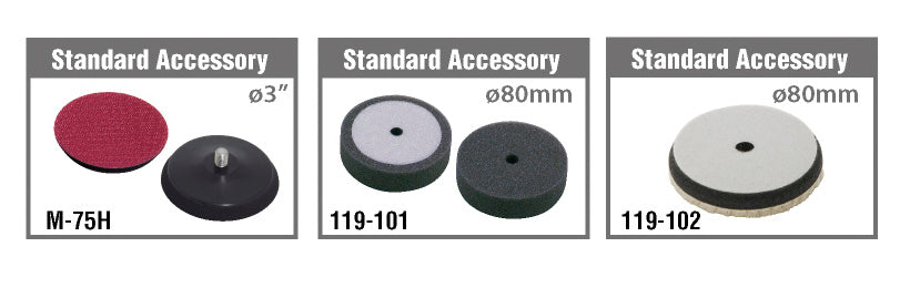 Shinano Single Action Polisher 3″/75mm SI-2009H