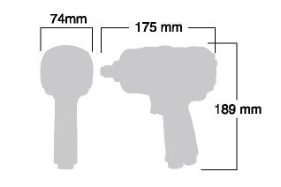 Shinano 1/2″ Impact Wrench SI-1490BSR