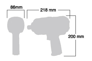 Shinano 3/4″ Impact Wrench SI-1550