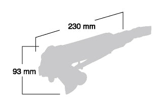 Shinano Wet Angle Grinder 5″/125mm SI-2515WE