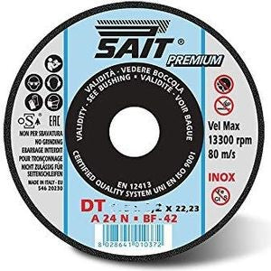 SAIT Premium-DT Cutting Disc 125 x 2.5mm A30S INOX 001043