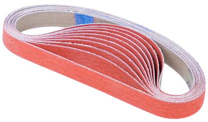 Ceramic Belts 13mm x 305mm, 13mm x 457mm, 13mm x 610mm, 100mm x 282mm 36 grit, 60 grit and 80 grit