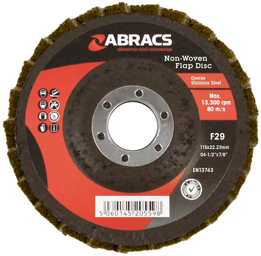Abracs Surface Conditioning Non-Woven Flap Discs