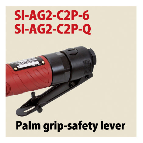 Shinano Industrial Angle Die Grinder 1/4" or 6mm SI-AG2-C2P