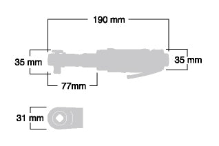 Shinano 3/8″ Ratchet Wrench SI-1241A