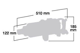 Shinano 1-1/2″ Impact Wrench SI-1900